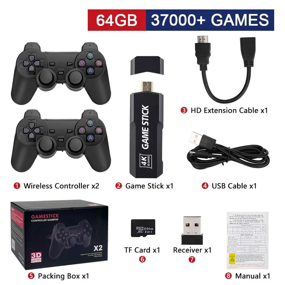 Mini Consola Juegos Retro stick 20000