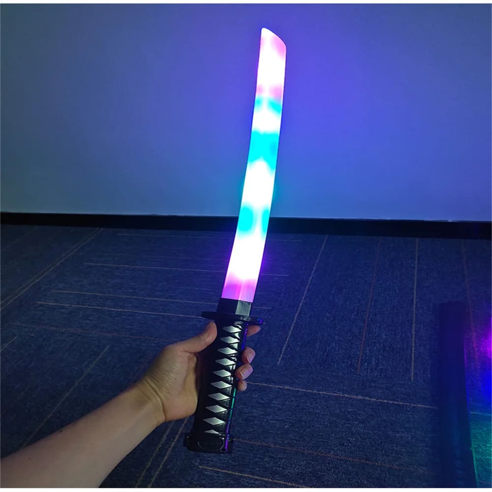 Katana-Sable de luz LED y Sonido, Cosplay