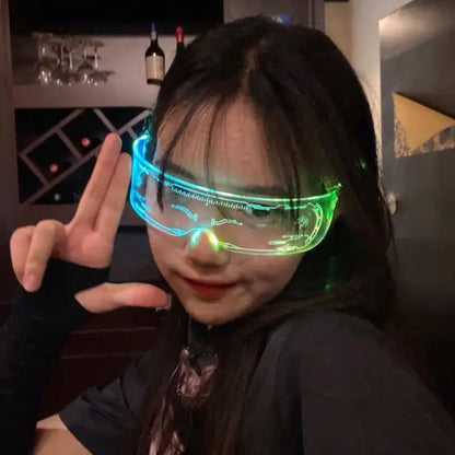 Gafas LED Cyberpunk Multicolor