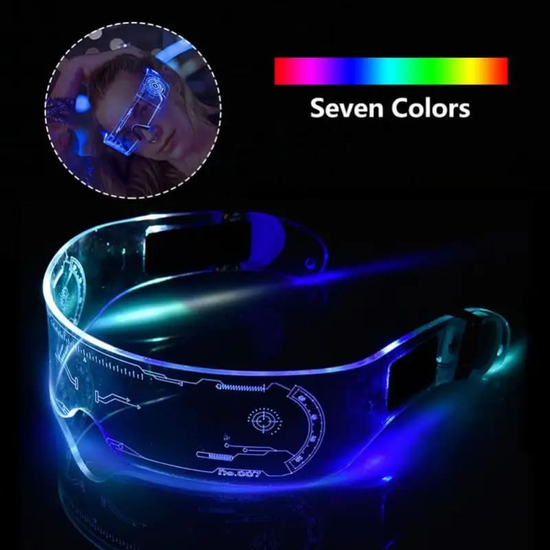 Gafas LED Cyberpunk Multicolor