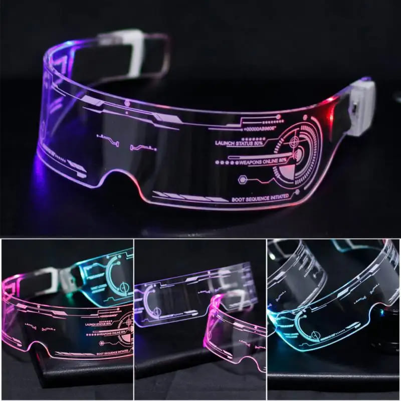 Gafas LED Cyberpunk Multicolor