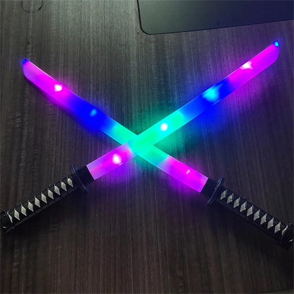 Katana-Sable de luz LED y Sonido, Cosplay