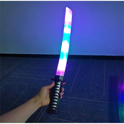 Katana-Sable de luz LED y Sonido, Cosplay