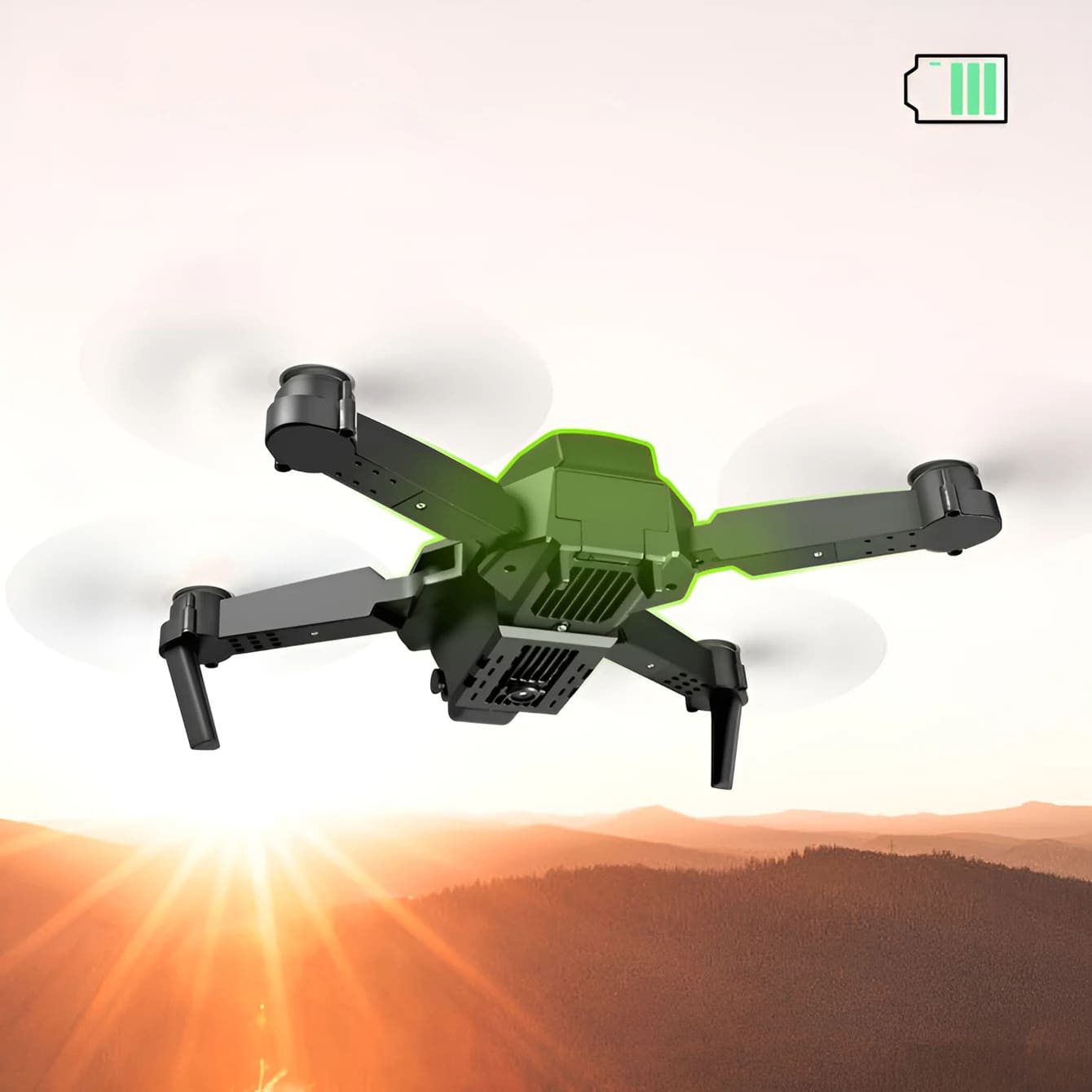 Dron con Cámara Dual 4K, E88 PRO