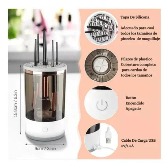 Limpiador De Brochas Eléctrico para Maquillaje