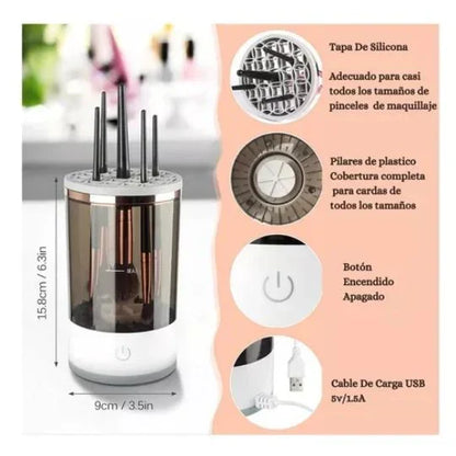 Limpiador De Brochas Eléctrico para Maquillaje