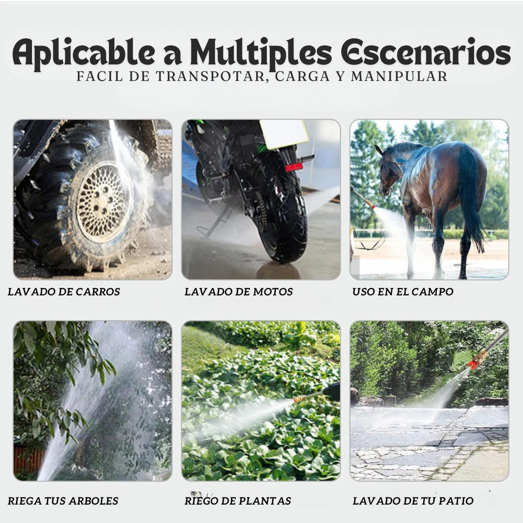 Hidrolavadora Doble Batería Inalámbrica