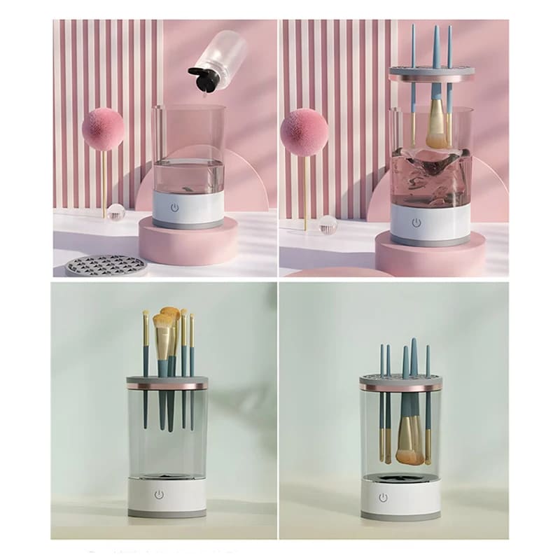 Limpiador De Brochas Eléctrico para Maquillaje