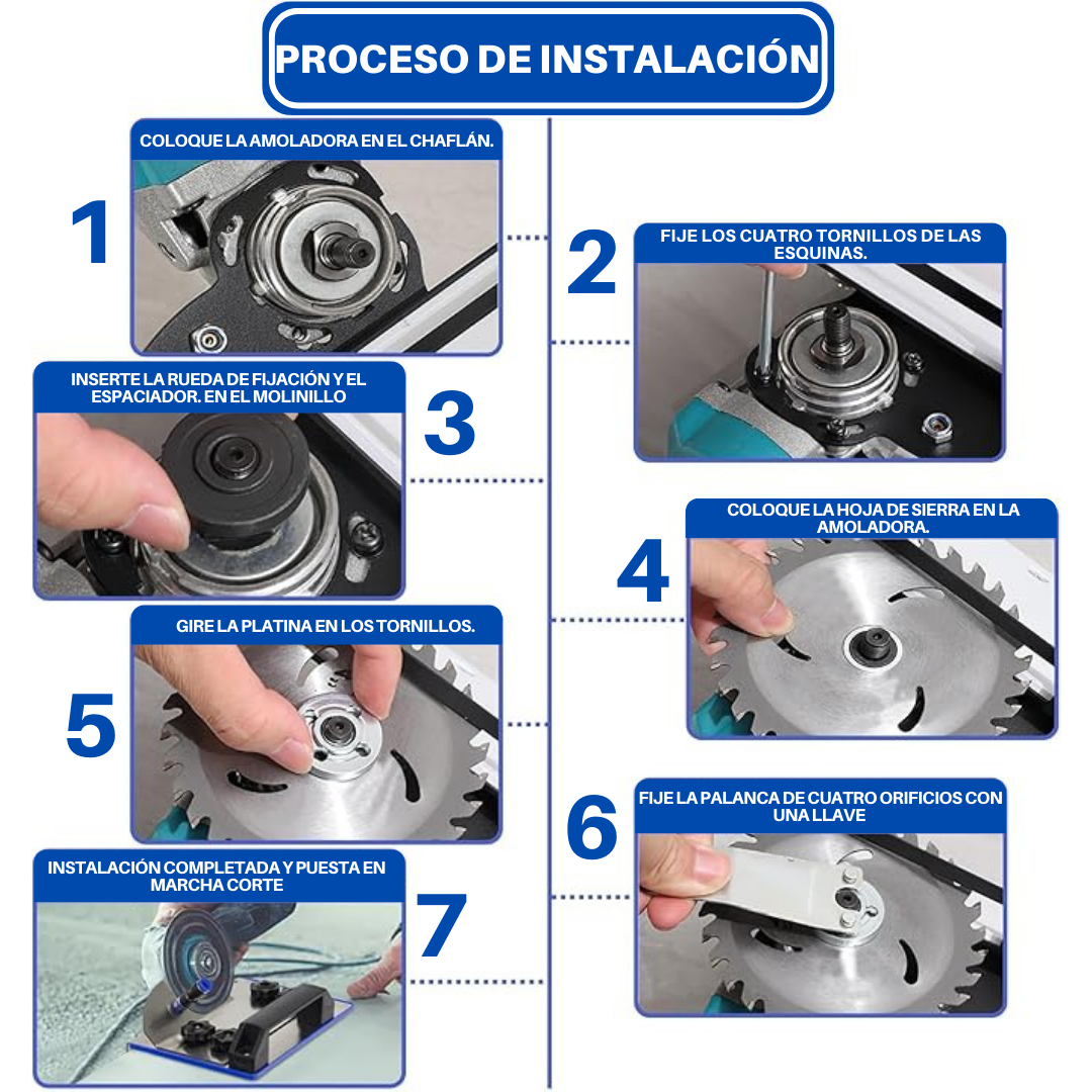 Soporte Pulidora 45