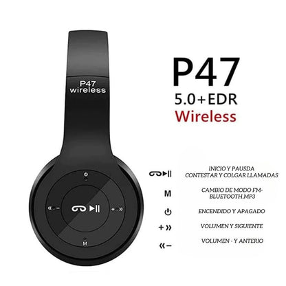 Audífonos Inalámbricos P47 Bluetooth